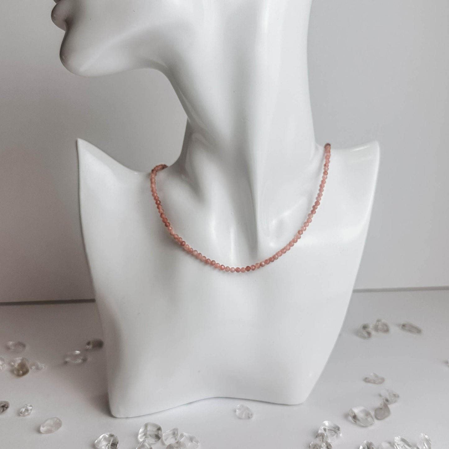 Facet Necklace - Pink Tourmaline