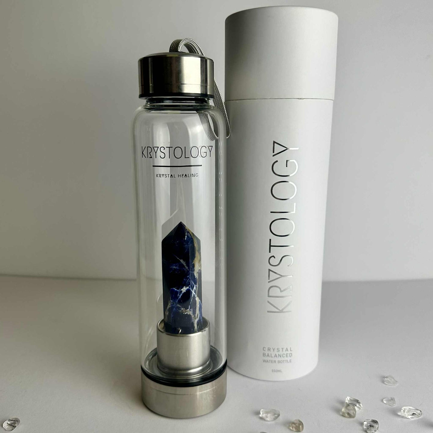 Crystal Drink Bottle - Sodalite