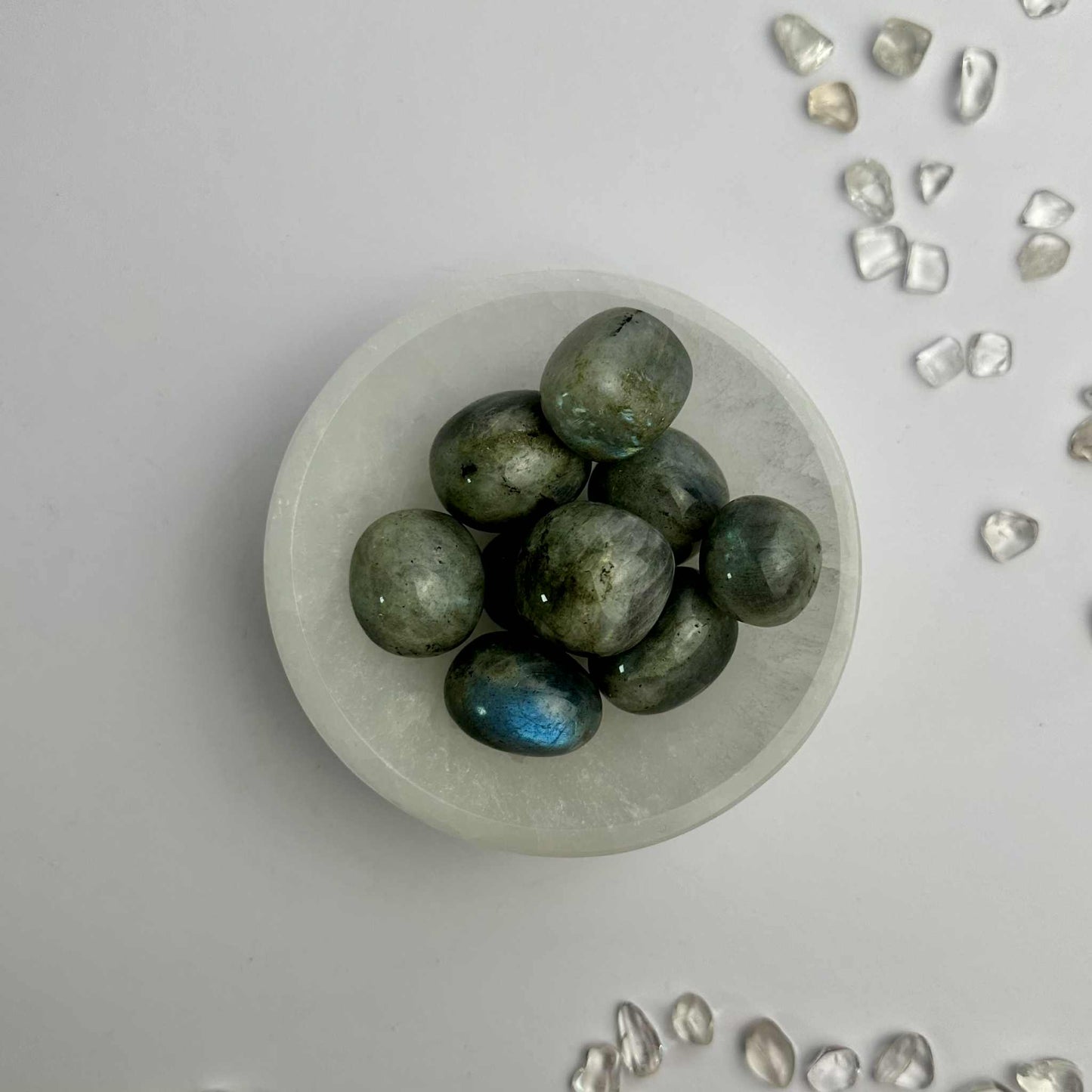 Tumble Stones - Grey Labradorite