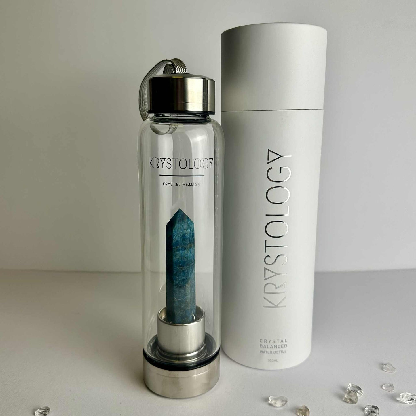 Crystal Drink Bottle - Apatite