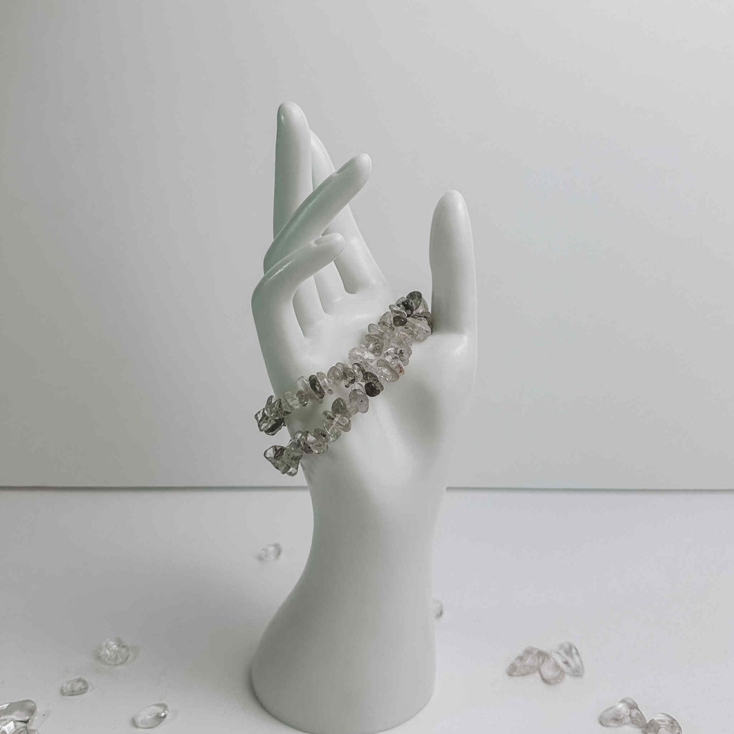 Crystal Chip Bracelet - Garden Quartz