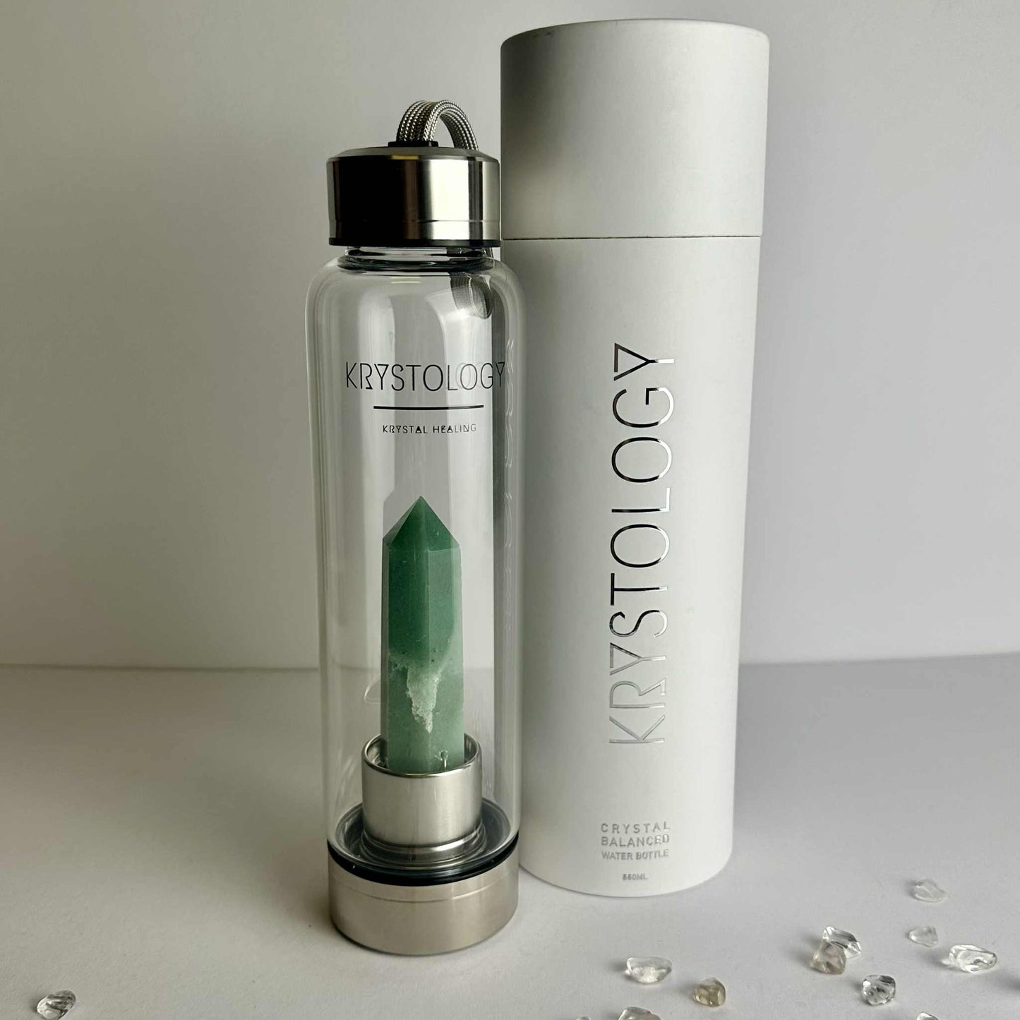 Crystal Drink Bottle - Aventurine