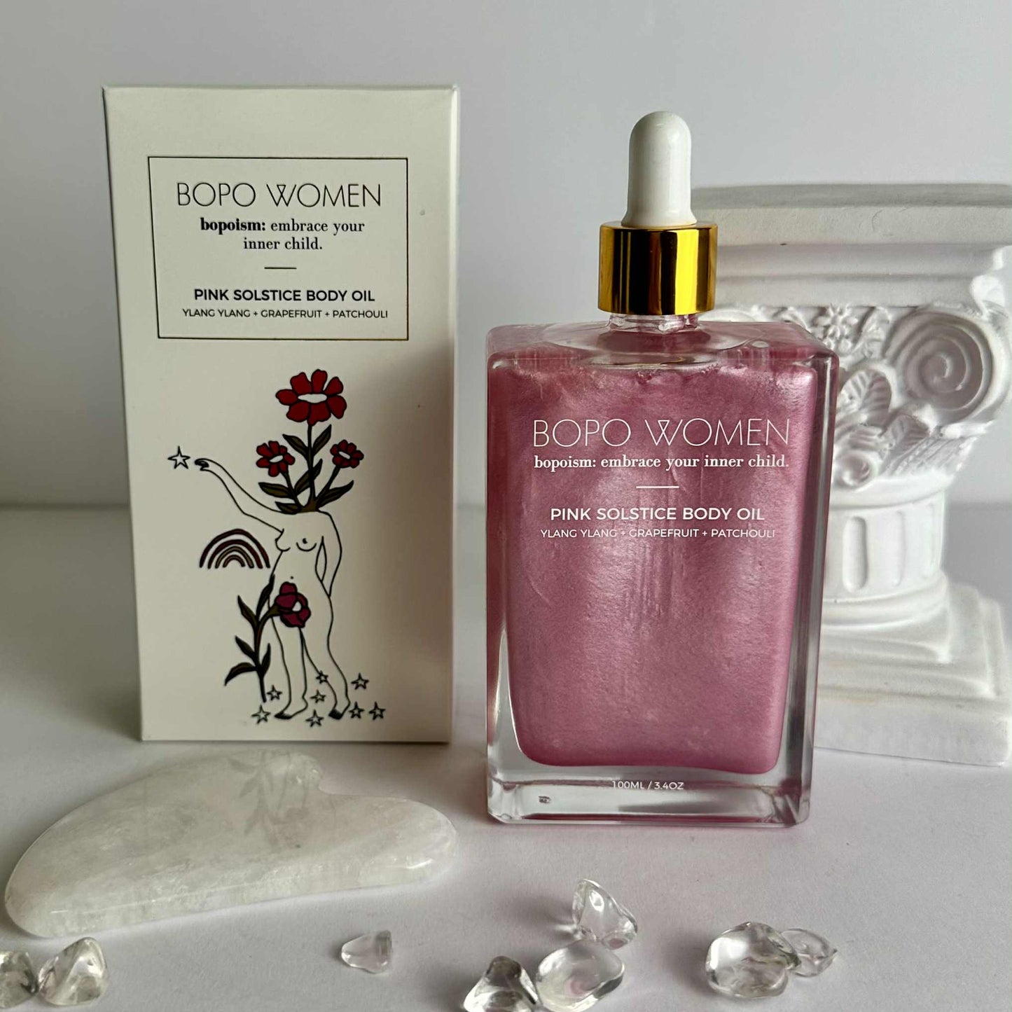 BOPO WOMEN - Pink Solstice Body Oil