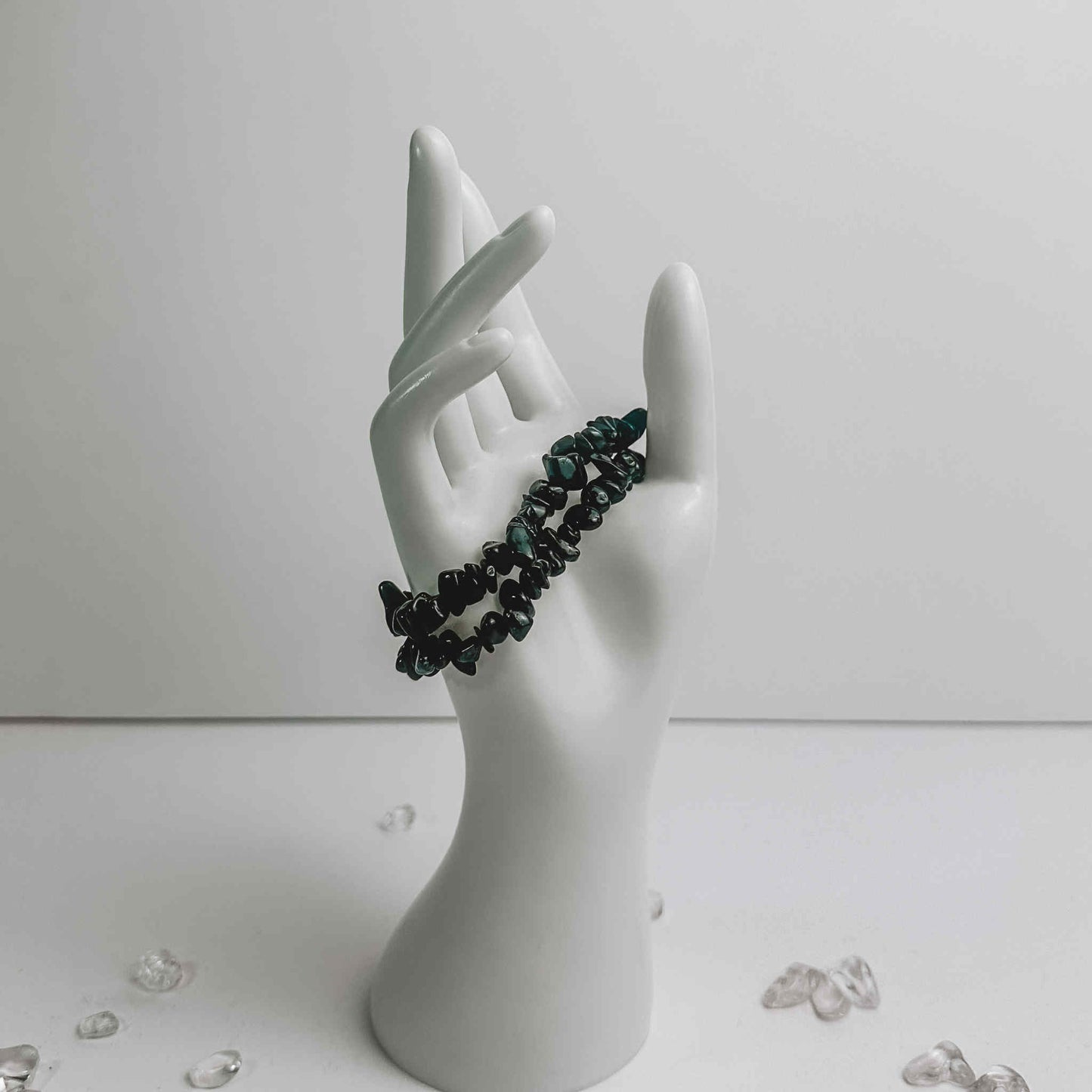 Crystal Chip Bracelet - Iolite