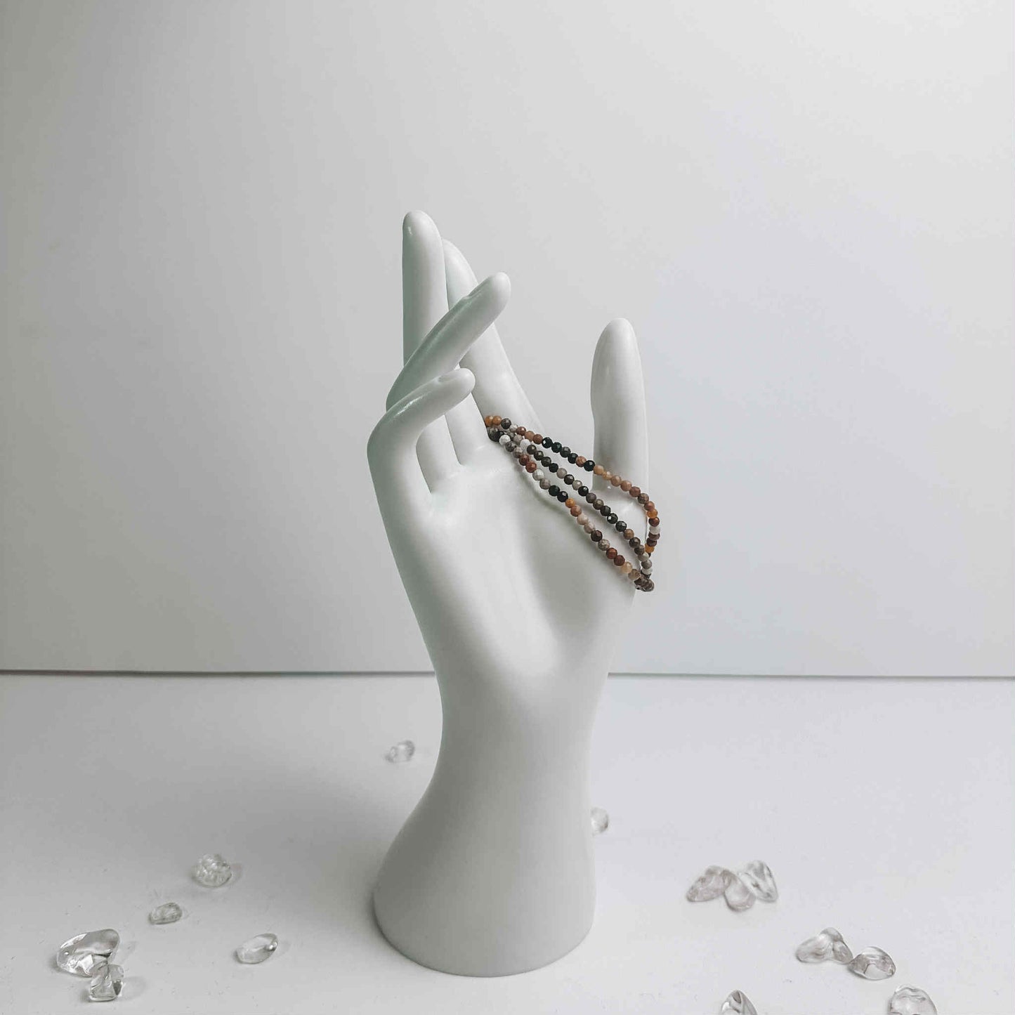 Facet Bracelet - Pink Ocean Jasper