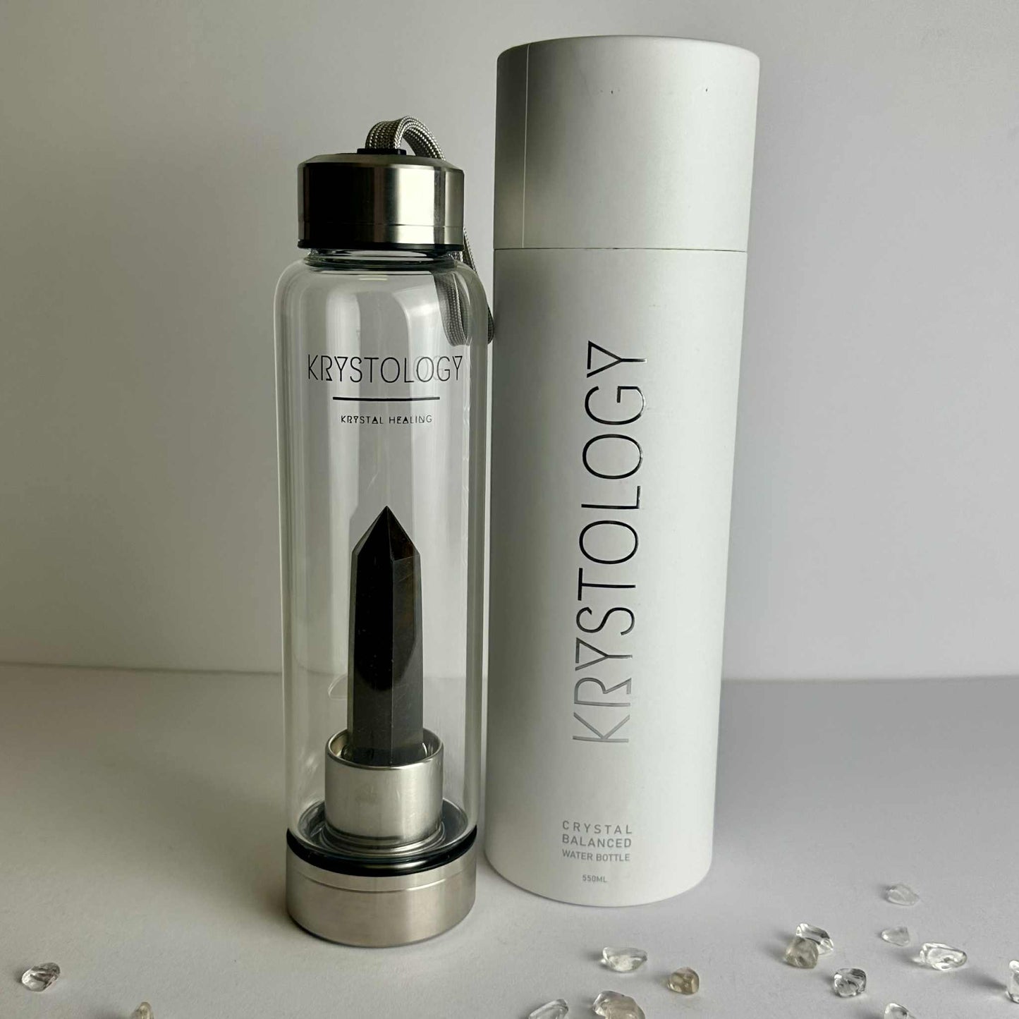 Crystal Drink Bottle - Tigers Eye