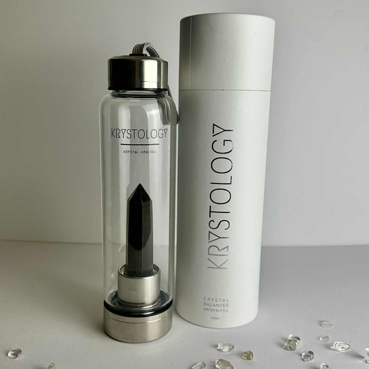 Crystal Drink Bottle - Tigers Eye