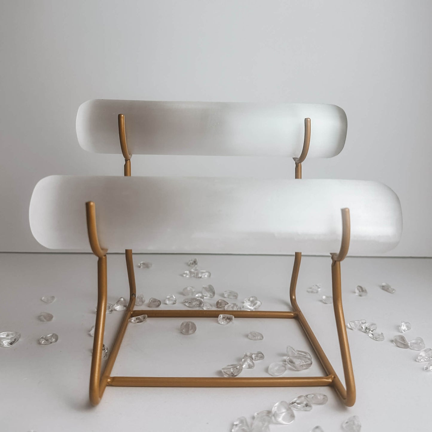 Selenite - Triple Bracelet Stand