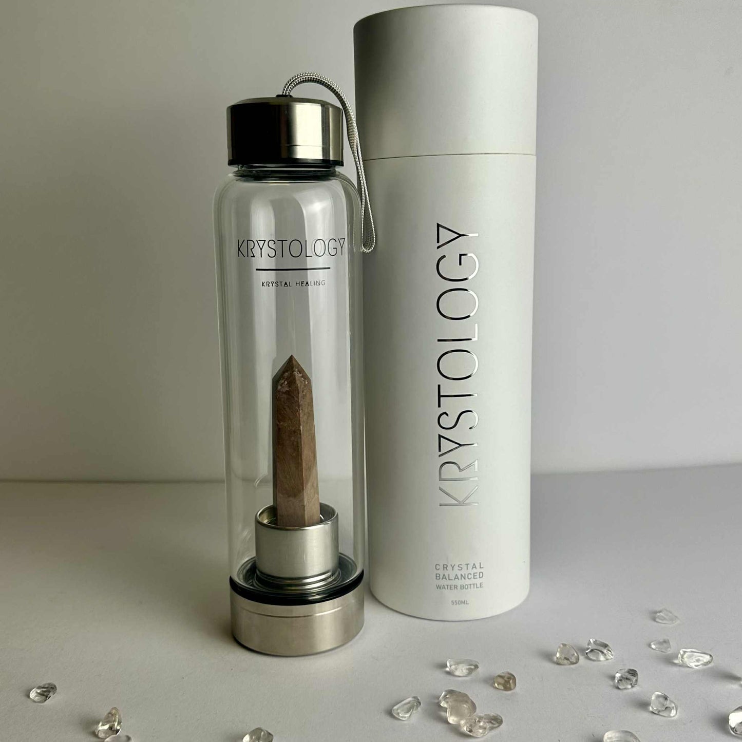 Crystal Drink Bottles - Rhodonite