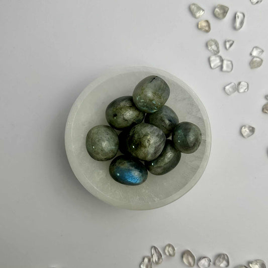 Tumble Stones - Grey Labradorite