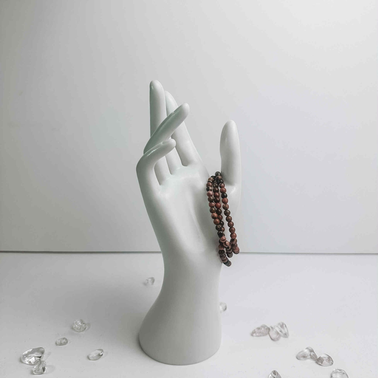 Bracelets - Rhodonite (black)