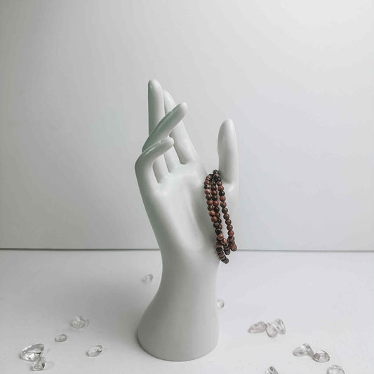 Bracelets - Rhodonite (black)