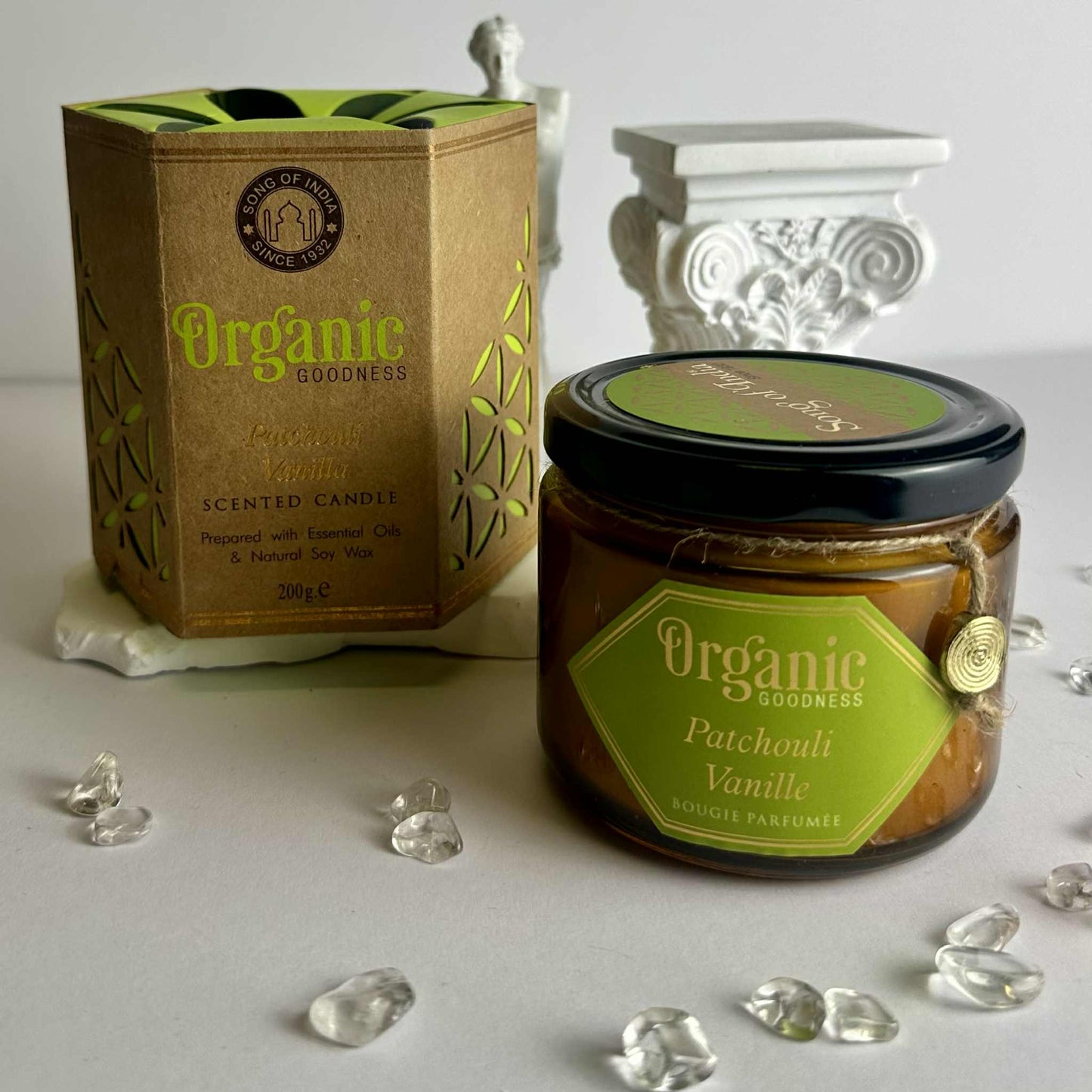 Song of India - Organic Soy Candle - Patchouli Vanilla