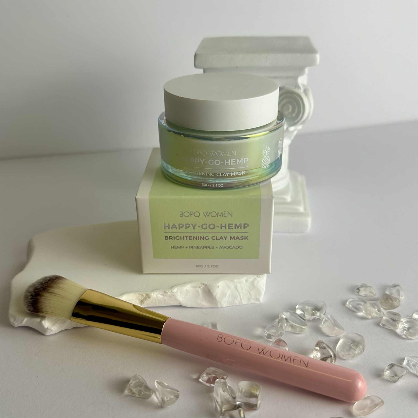 BOPO WOMEN - Happy Go Hemp Brightening Clay Mask