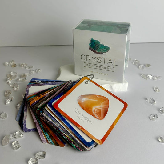 Crystal Flashcards - 50 Full-colour Cards with Metal Ring-Hold