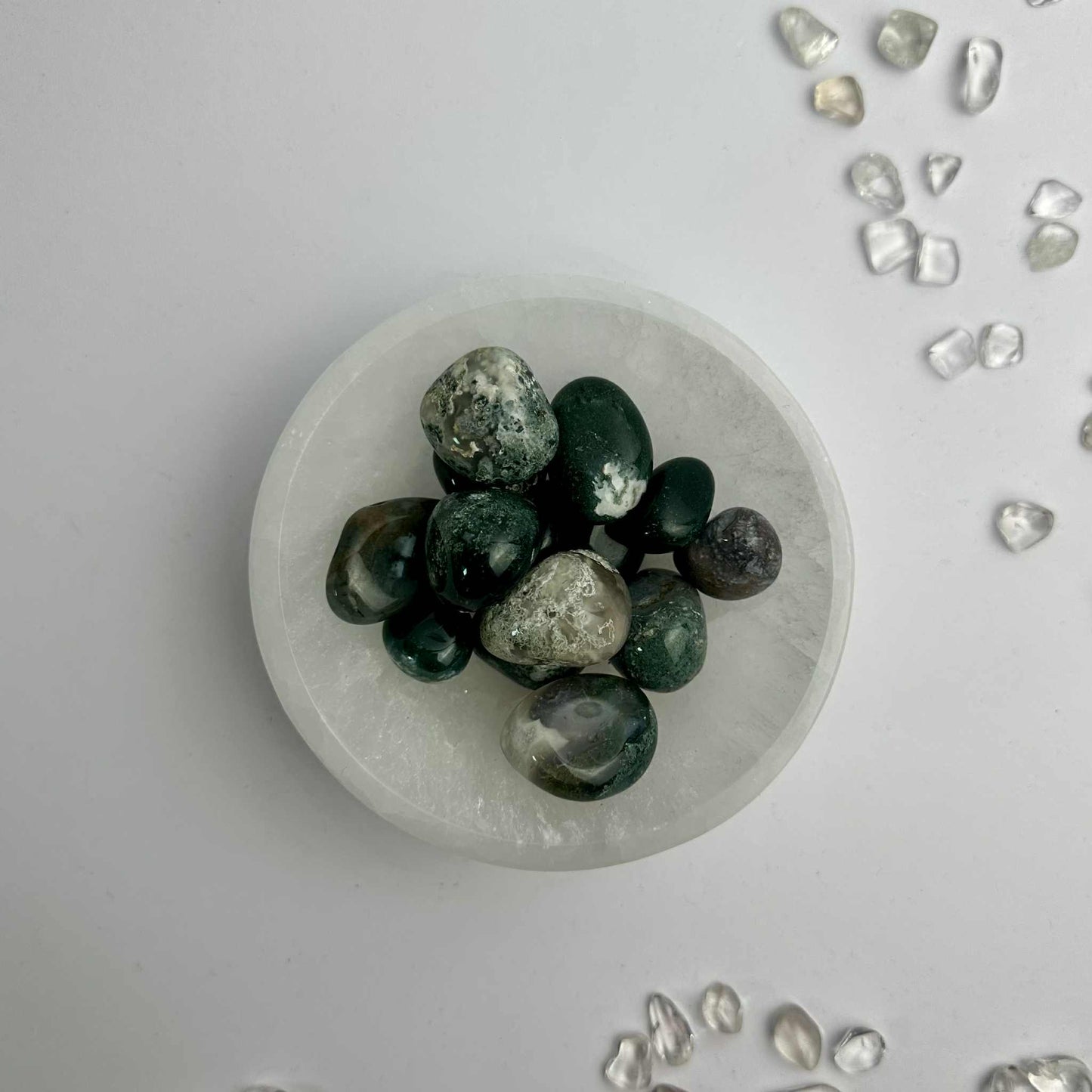 Tumble Stones - Moss Agate