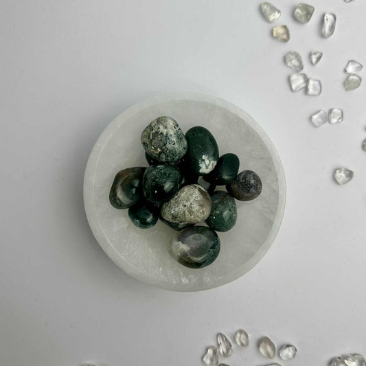 Tumble Stones - Moss Agate
