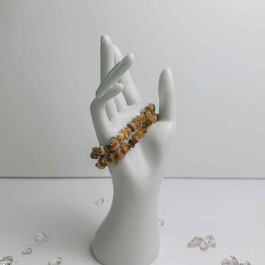 Crystal Chip Bracelet - Golden Healer
