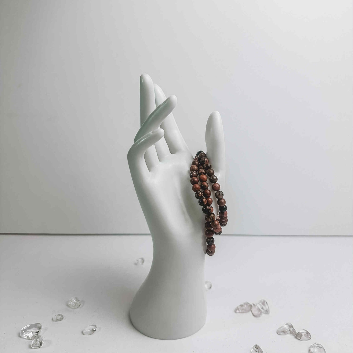 Bracelets - Rhodonite (black)