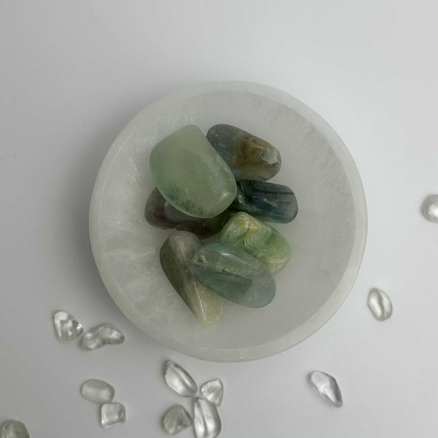Tumble Stones - Rainbow Fluorite XL