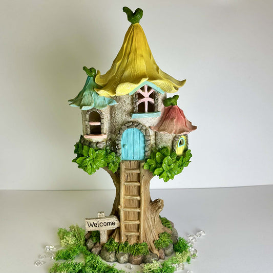 Enchanted Fairy House with Solar