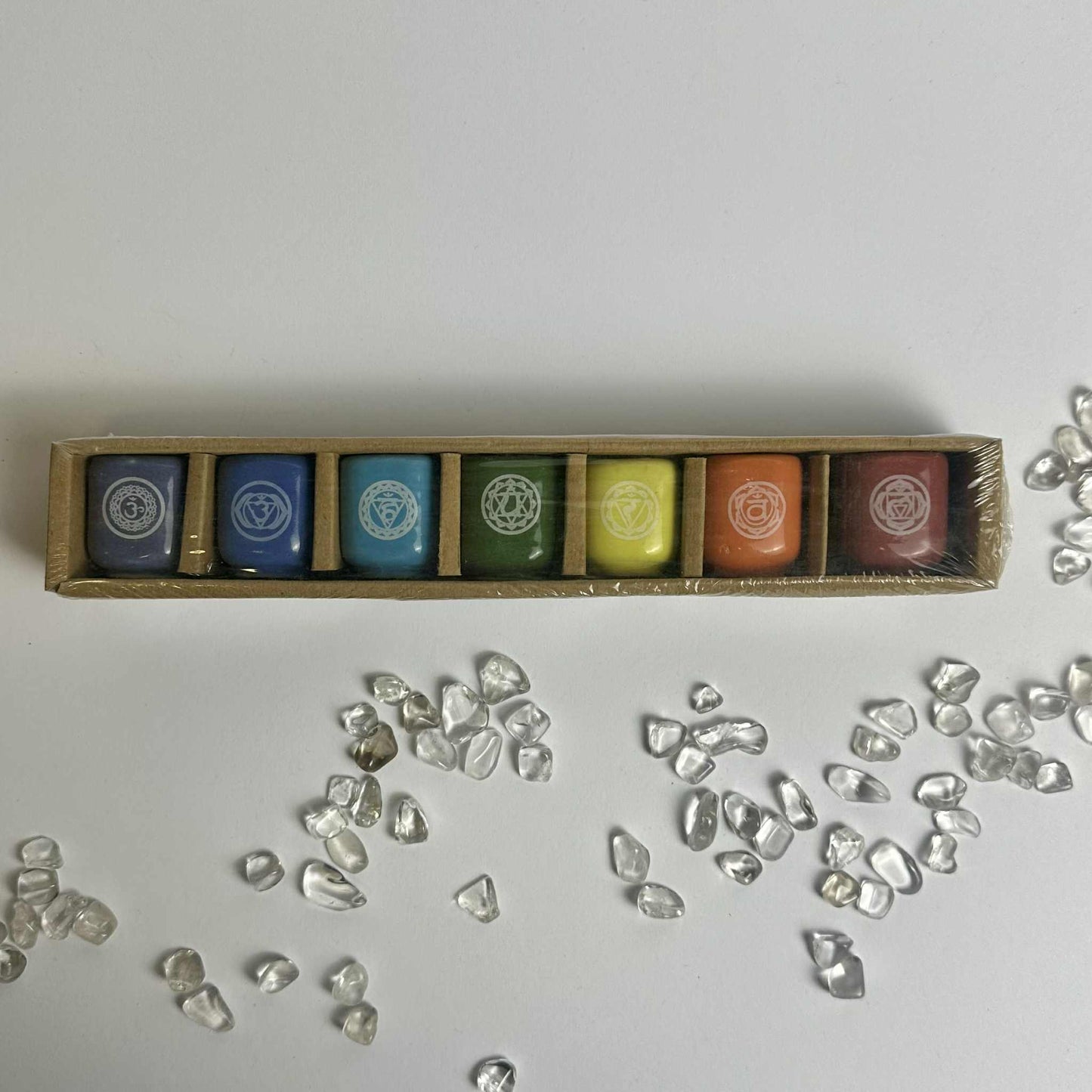 Chakra Ceramic Candle Holders