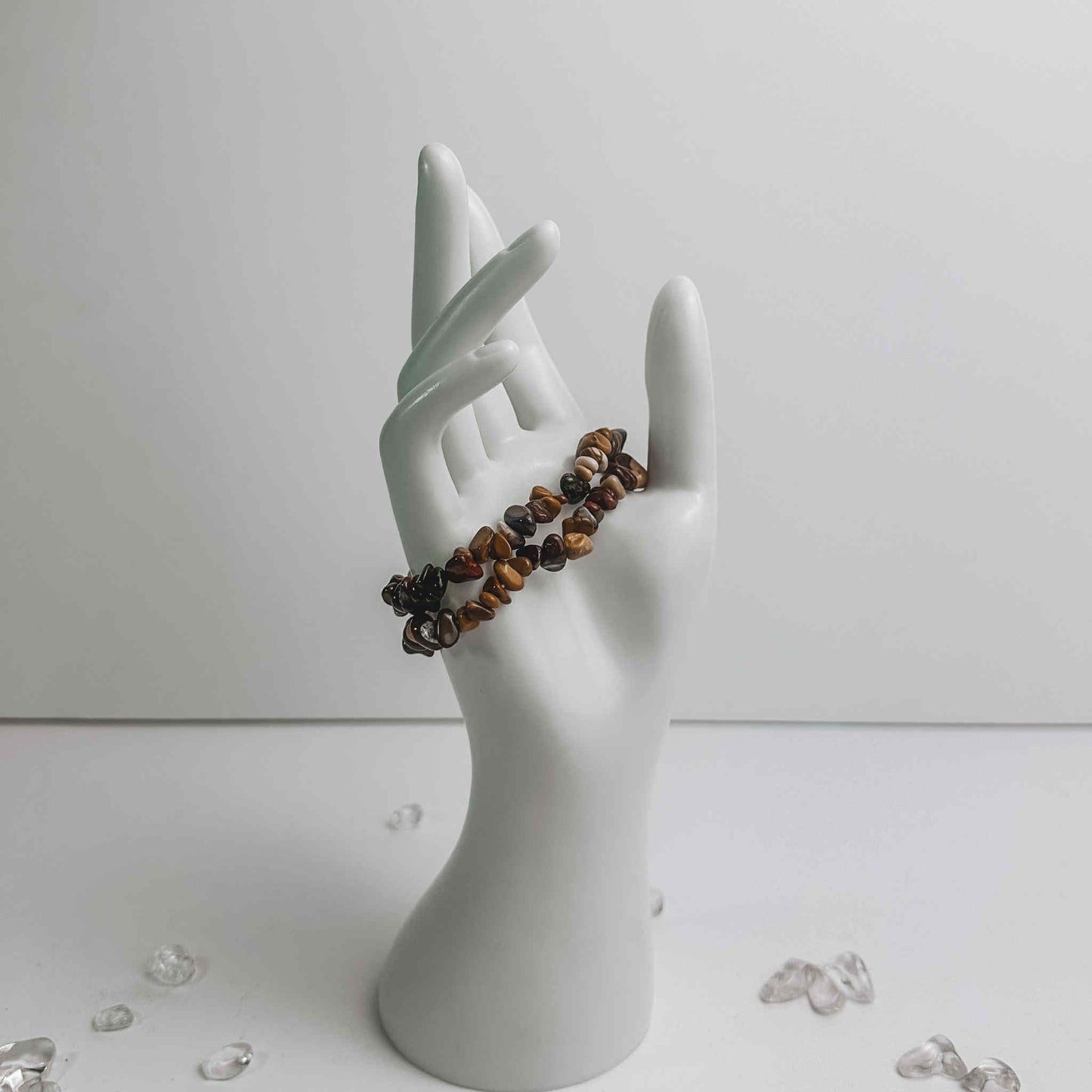 Crystal Chip Bracelets - Mookaite