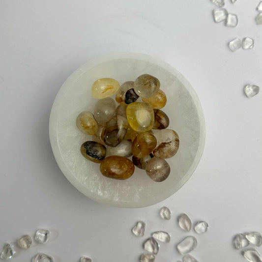 Tumble Stones - Golden Healer Quartz