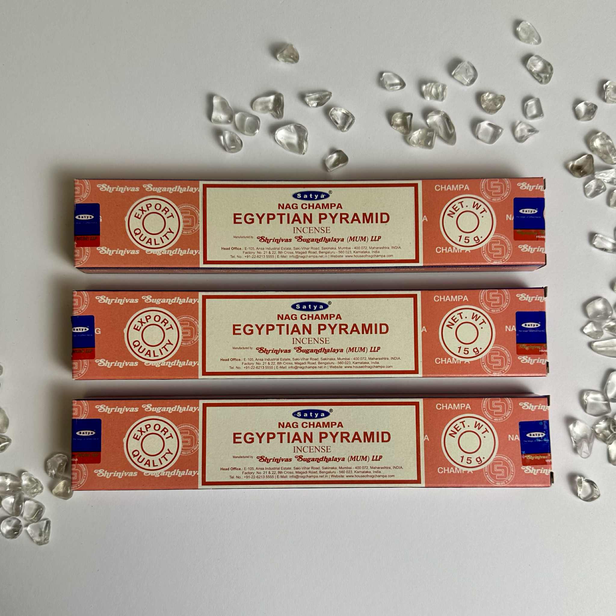 Incense Satya - Egyptian Pyramid – Crystal Clarity