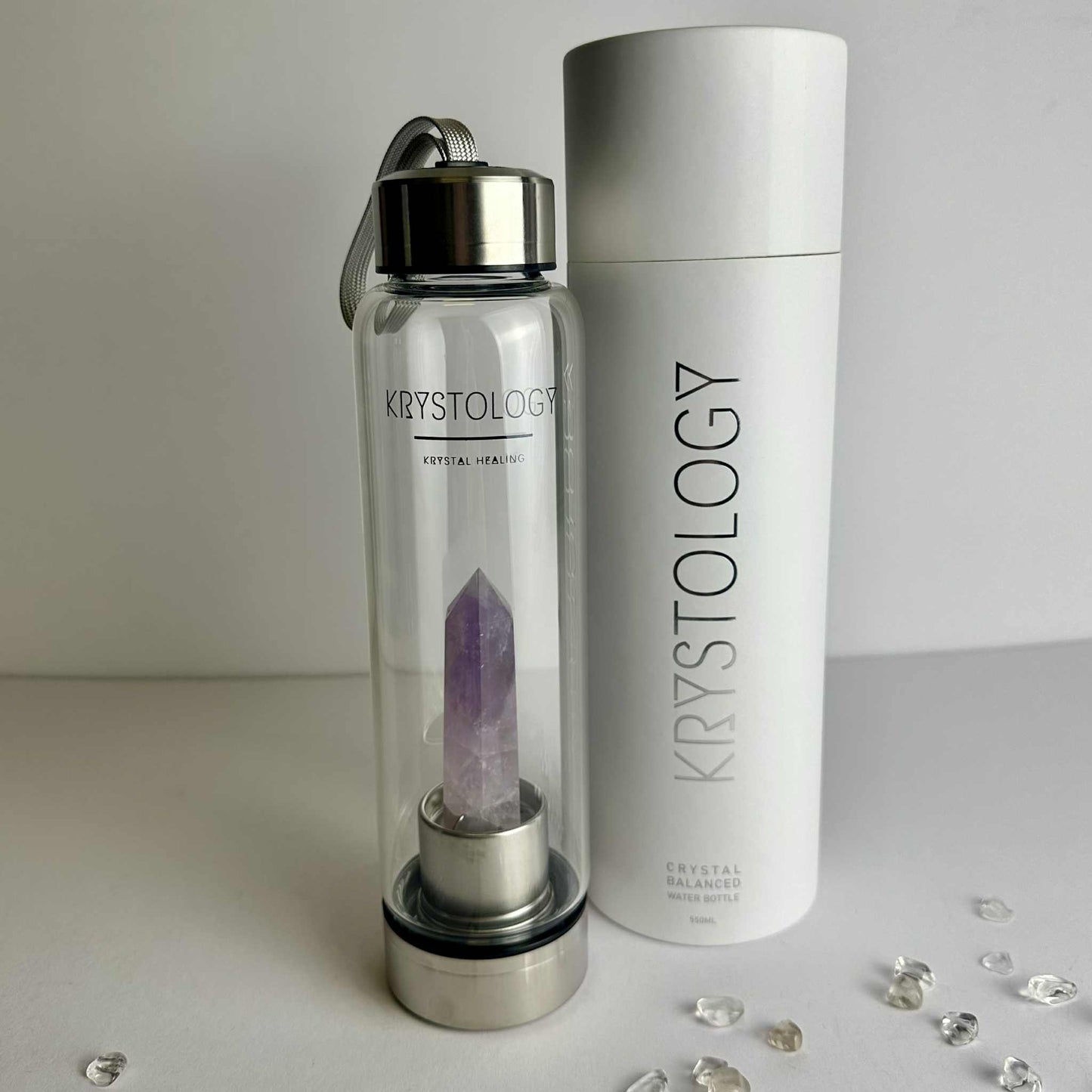 Crystal Drink Bottle - Amethyst