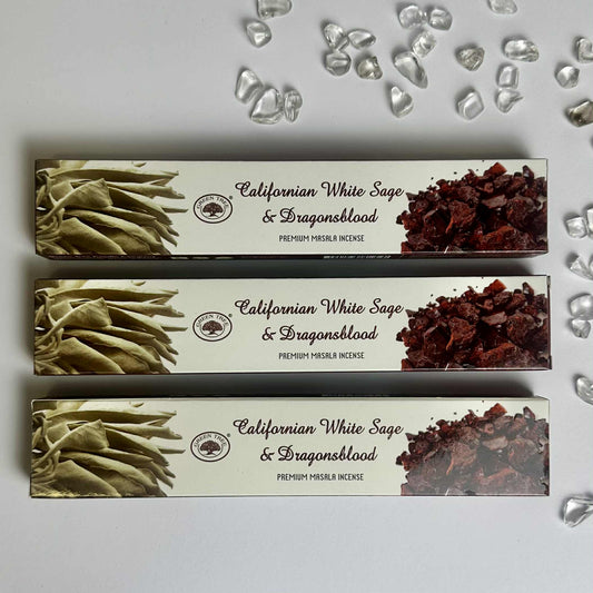 Incense Green Tree Californian White Sage & Dragonsblood