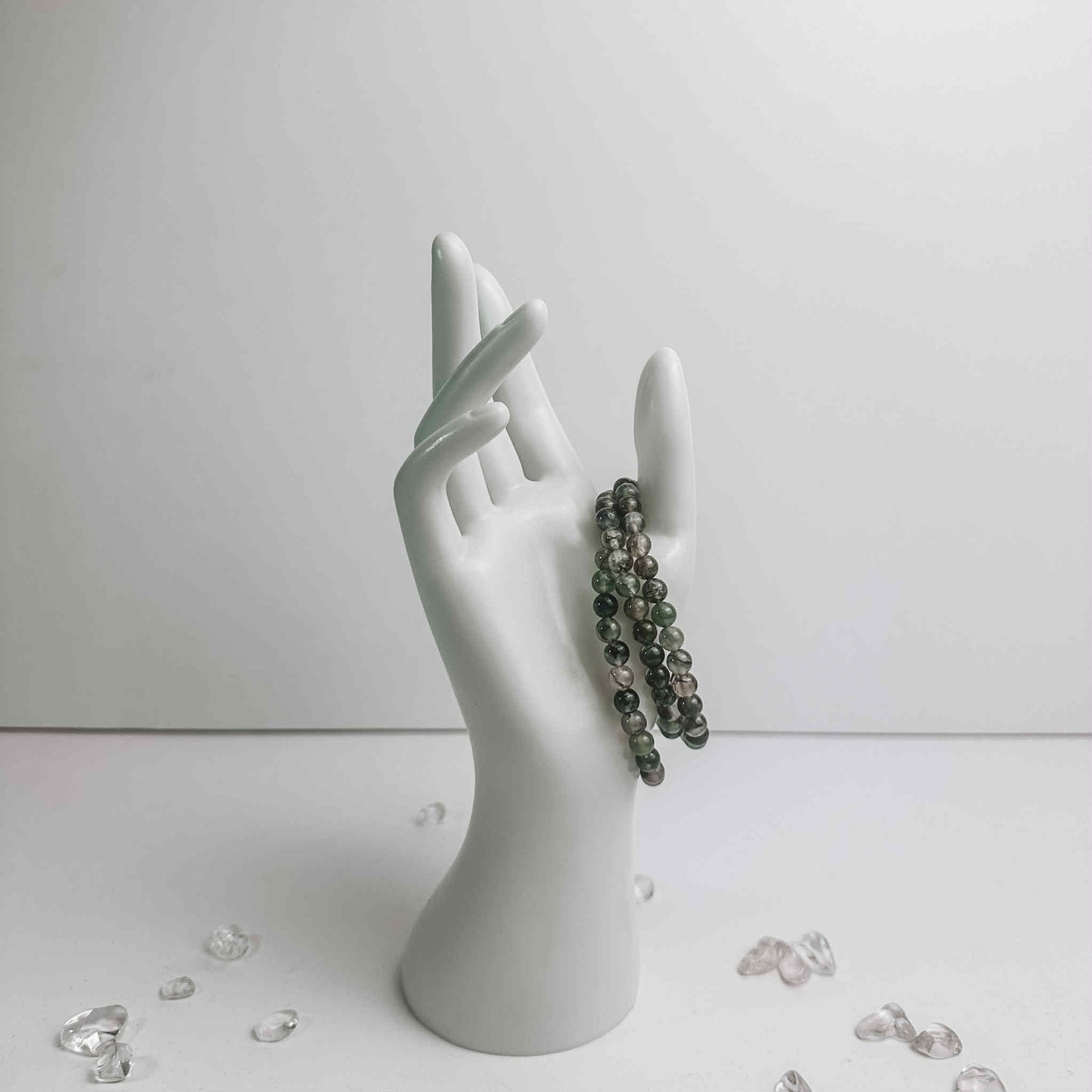 Bracelets - Moss Agate AAA