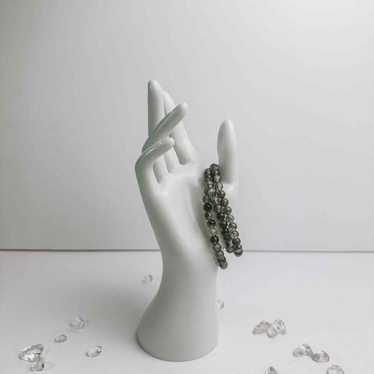 Bracelets - Moss Agate AAA