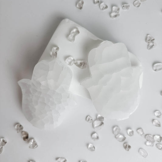 Selenite - Hamsa Charging Plate